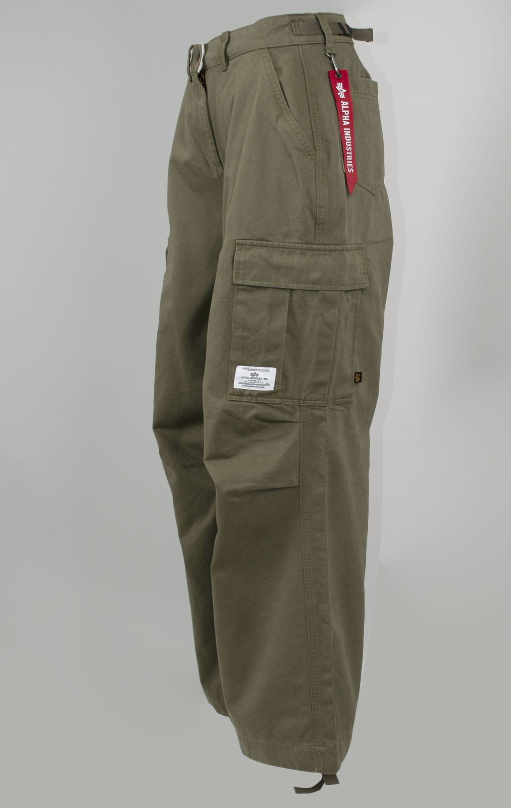 Женские брюки-карго парашюты ALPHA INDUSTRIES M-65 PANT плотные FW 24/25 OG-107 green 