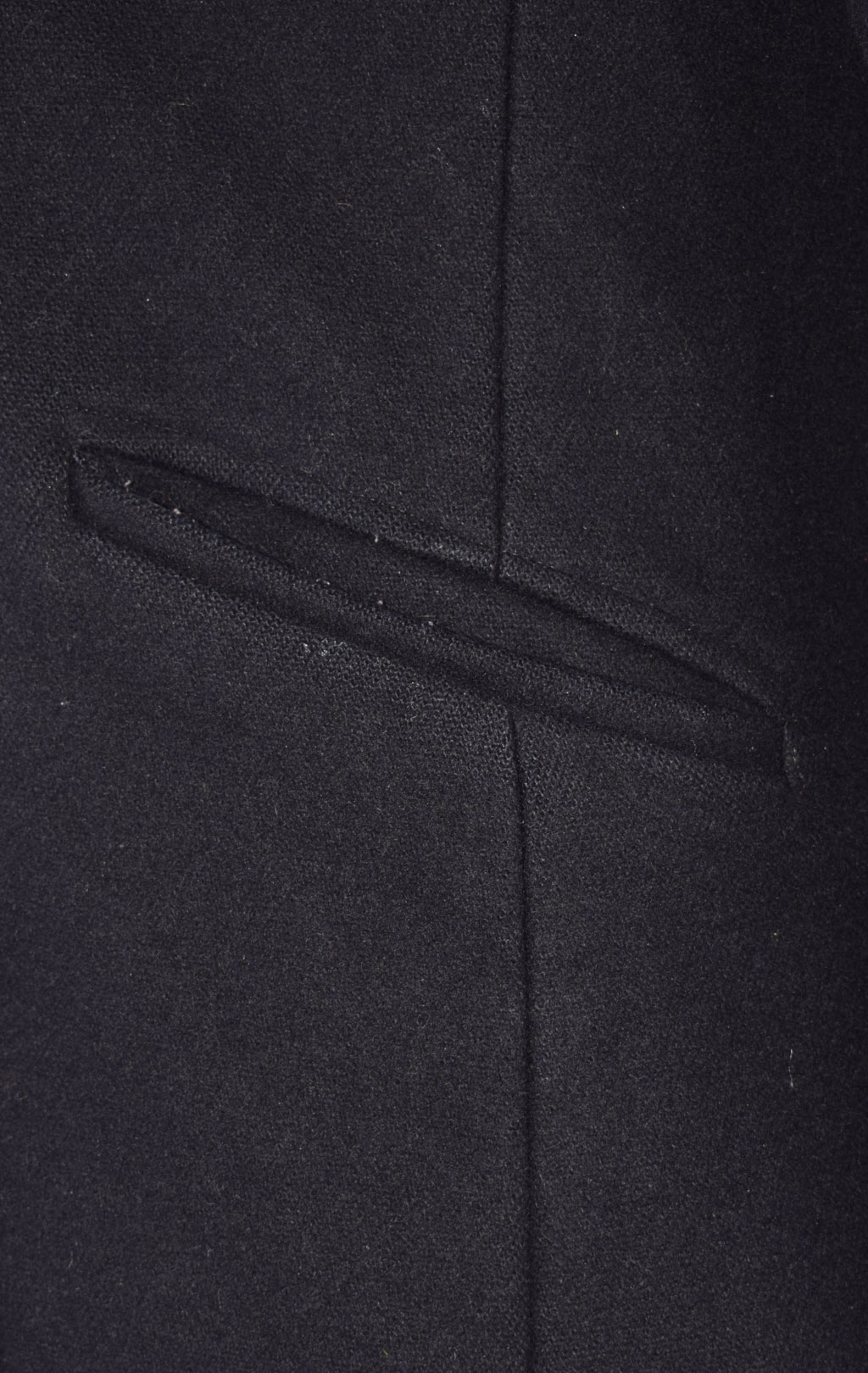 Бушлат морской Polo Jeans PEACOAT шерсть75/нейлон25 black б/у США
