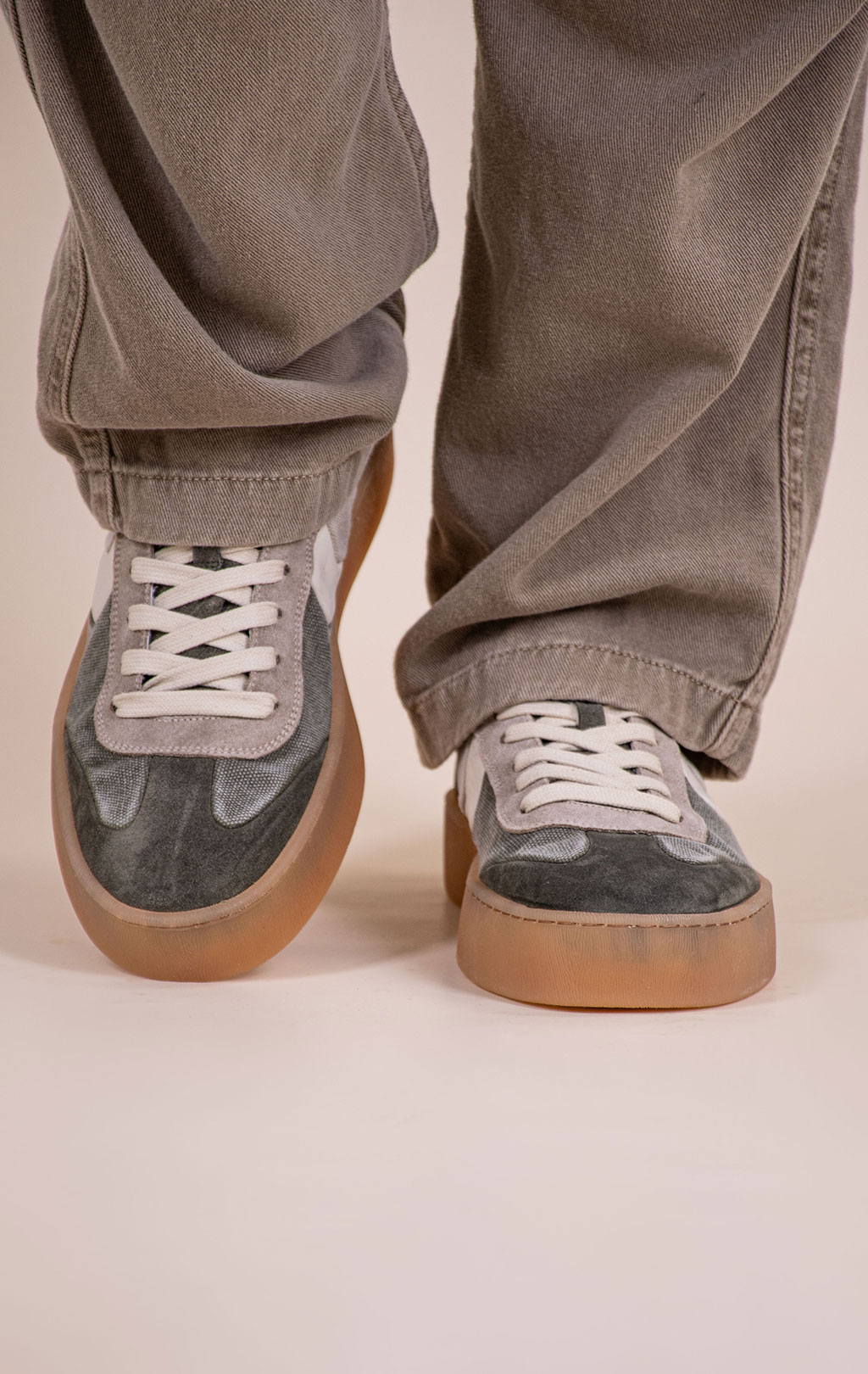 Кроссовки VOILE BLANCHE MIND02 SS 26 canvas army green/sand 2019753 