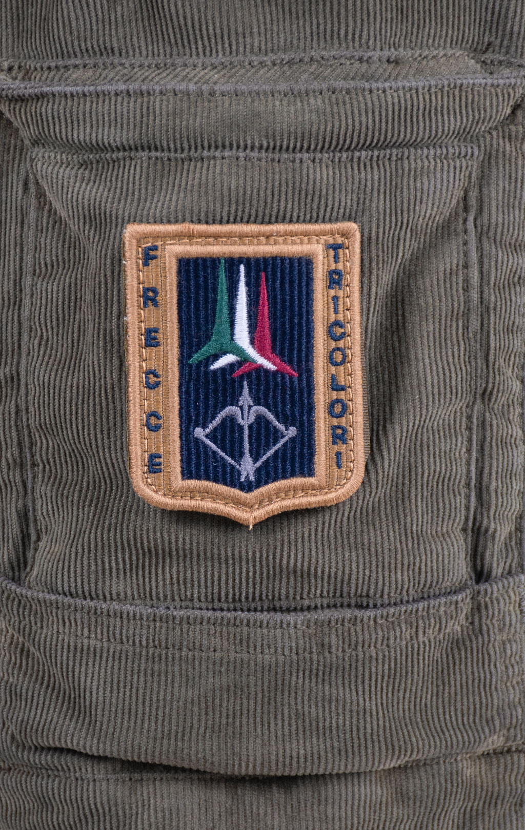 Брюки-карго AERONAUTICA MILITARE ANTI-G вельвет FW 26/27/AL tea leaf (PA 1664) 