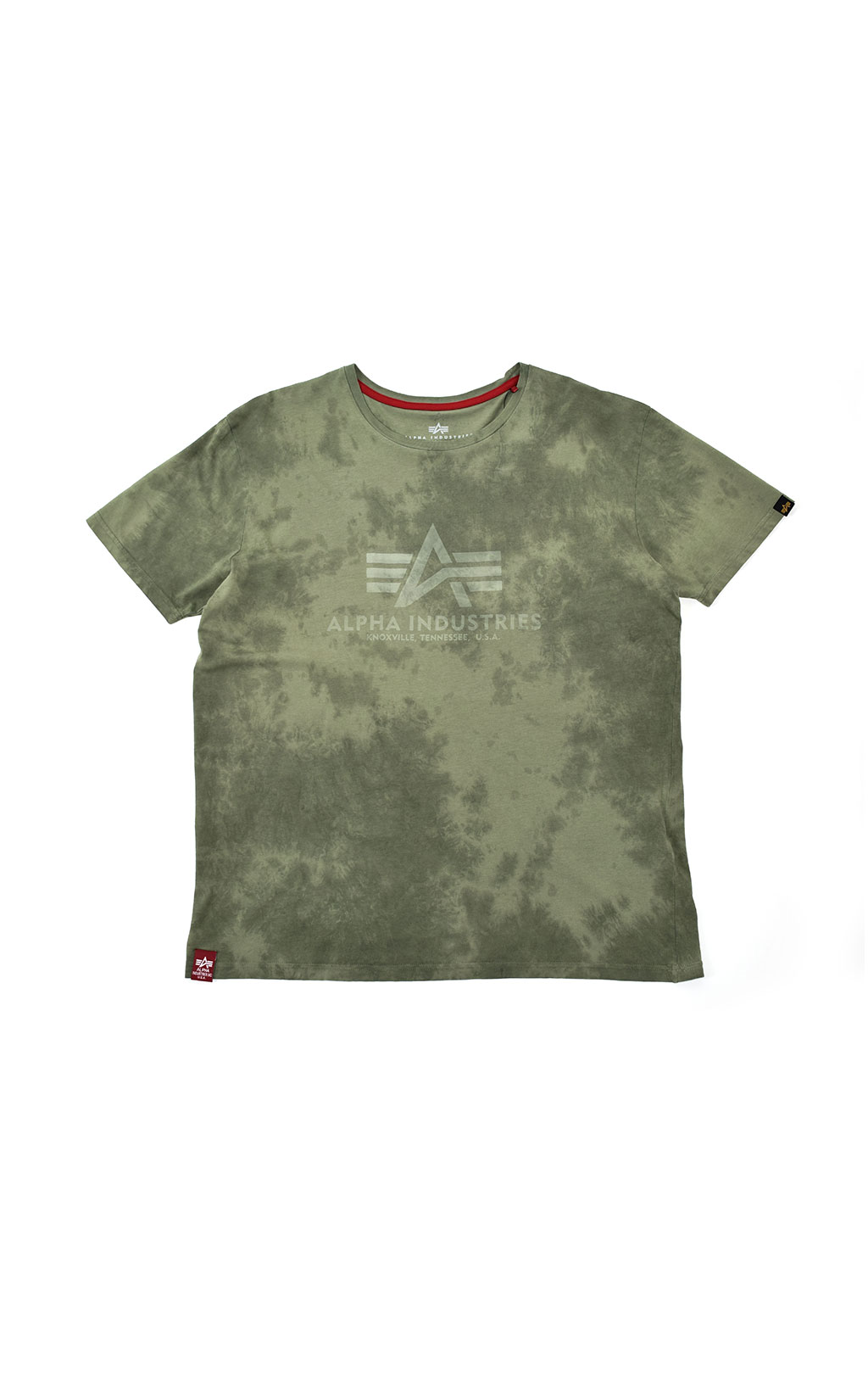 Футболка ALPHA INDUSTRIES BASIC T BATIK dark olive 