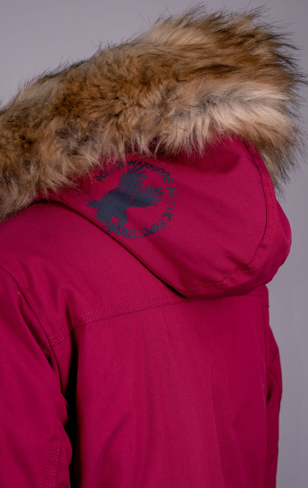 Женская аляска ALPHA INDUSTRIES POLAR major red 