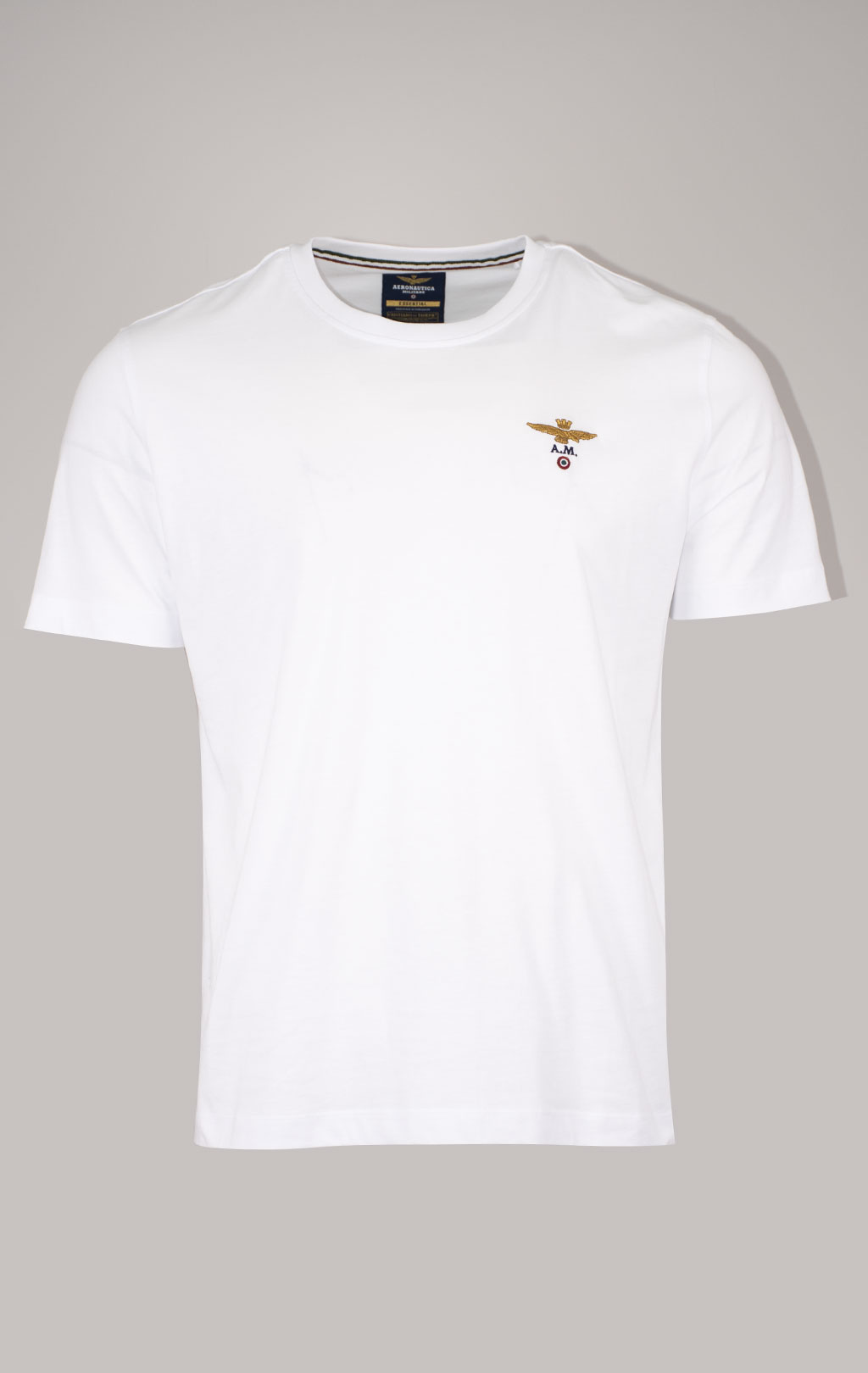 Футболка AERONAUTICA MILITARE SS 24/TR off white (TS 1580) 