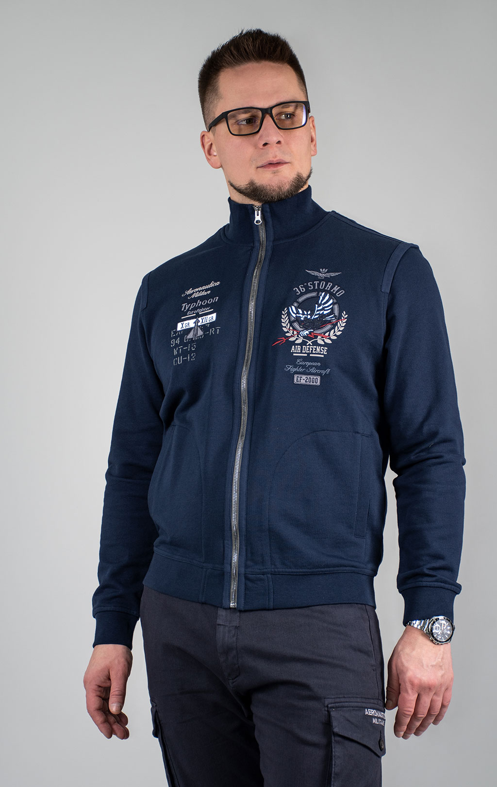 Олимпийка AERONAUTICA MILITARE FW 24/25/TR dark blue (FE 1951) 