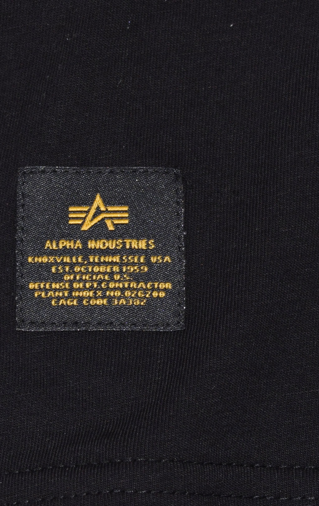 Футболка ALPHA INDUSTRIES AL TYPE T black 