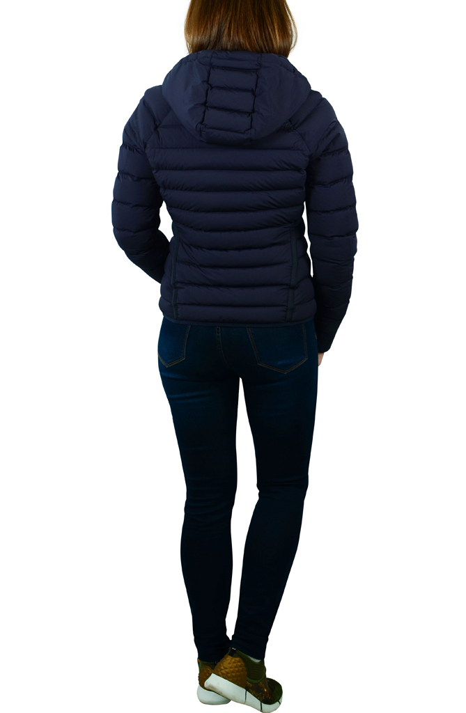 Женская куртка PARAJUMPERS ALICIA с капюшоном blue black 
