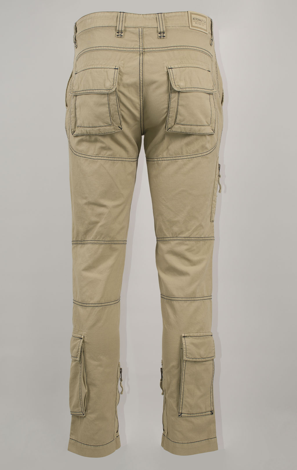 Брюки-карго AERONAUTICA MILITARE ANTI-G SS 25 m/AL antelope beige washed (PA 1663) 