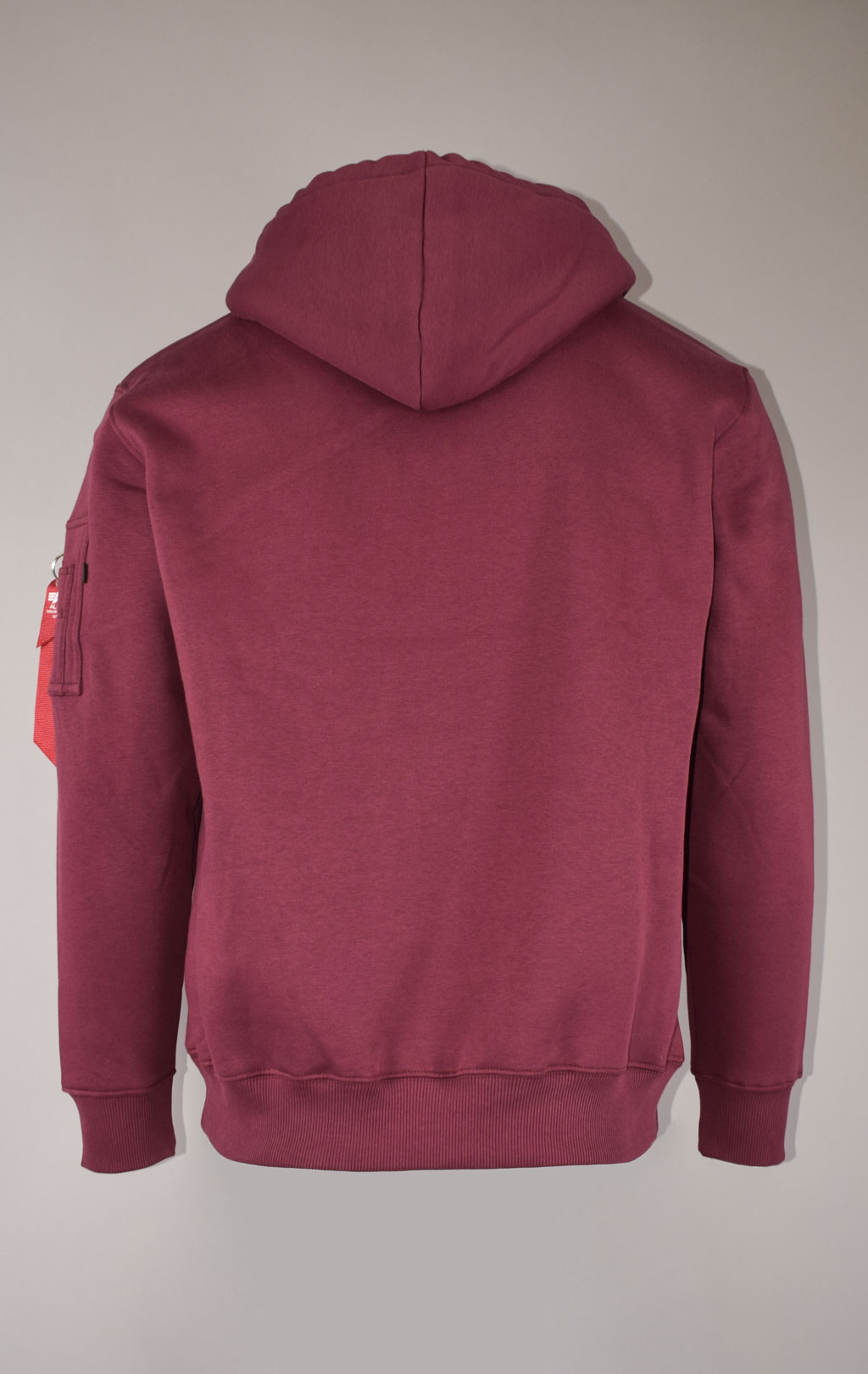 Толстовка ALPHA INDUSTRIES ALPHA LABEL HOODY burgundy 