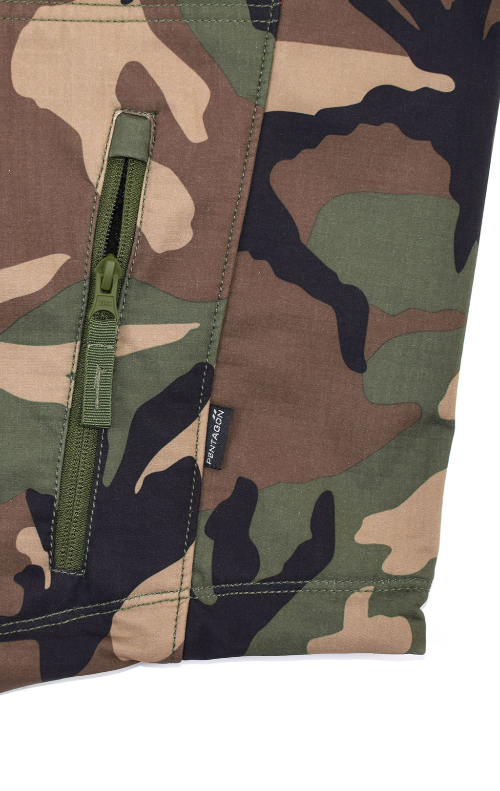 Куртка тактическая softshell Pentagon мембрана ARTAXES big size Soft Shell camo woodland 08011 