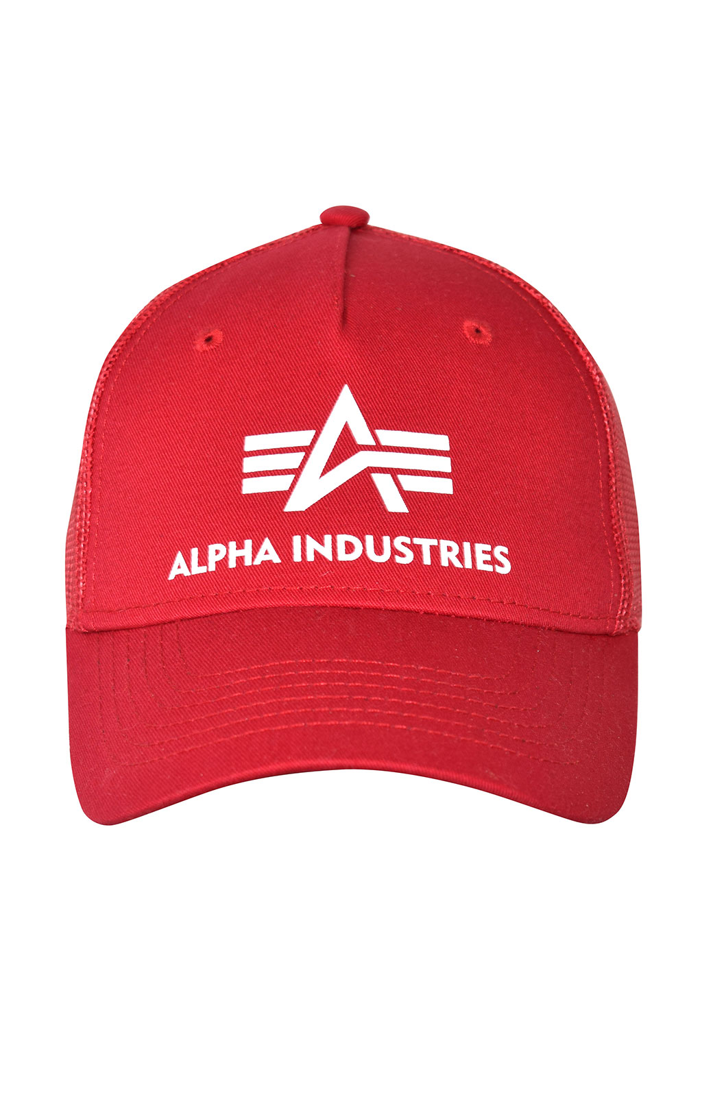 Бейсболка ALPHA INDUSTRIES BASIC TRUCKER CAP speed red 