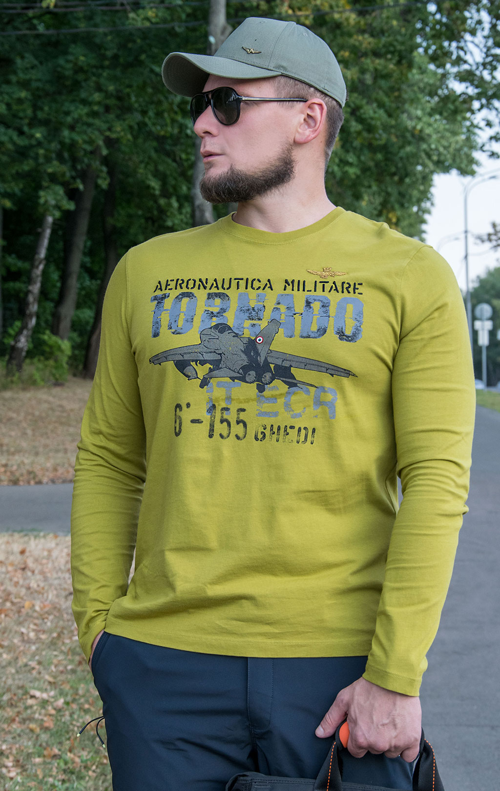 Лонгслив AERONAUTICA MILITARE FW 21/22/TR cedro (TS 1910) 