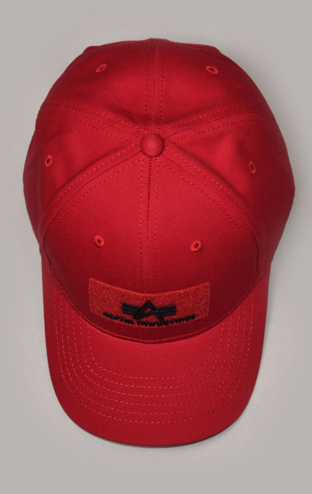 Бейсболка ALPHA INDUSTRIES VELCRO CAP II speed red 