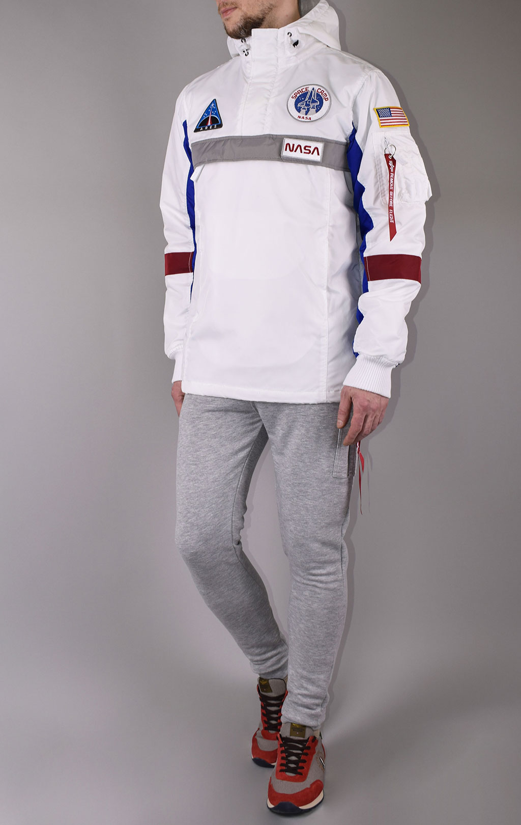 Анорак ALPHA INDUSTRIES NASA SPACE CAMP ANORAK white 