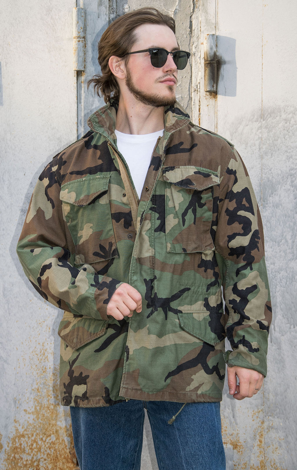 Куртка CLASSIC M-65 camo woodland б/у США