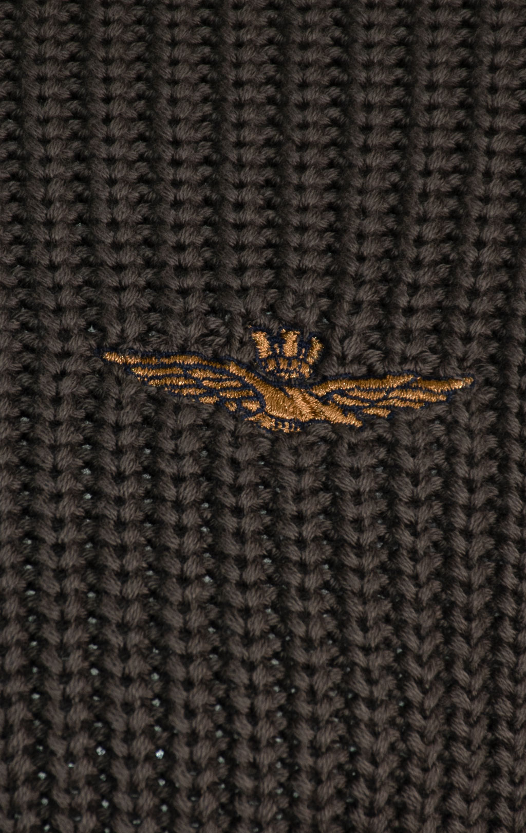 Свитер на пуговицах AERONAUTICA MILITARE FW 25/26/BL beluga grey (MA 1572) 