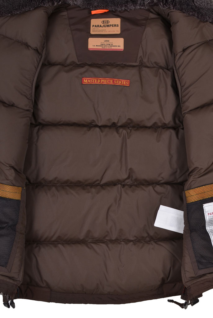 Жилет пуховой PARAJUMPERS KOBUK brown 