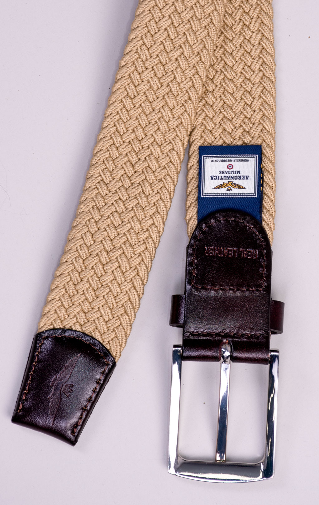 Ремень эластичный AERONAUTICA MILITARE SS 26/CN sand (CI 0307) 