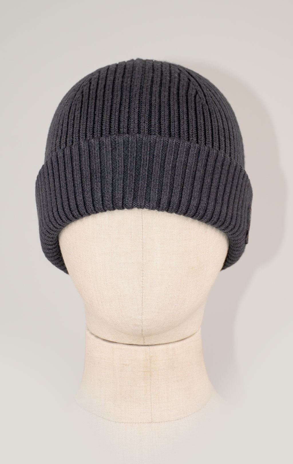 Шапка вязаная PARAJUMPERS RIB HAT FW 25/26 phantom 