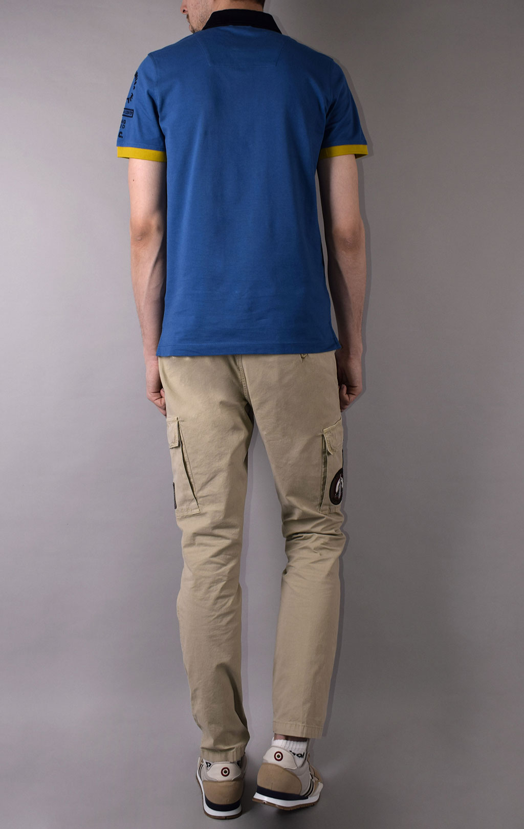 Футболка-поло AERONAUTICA MILITARE SS 21/TR azzurro (PO 1517)