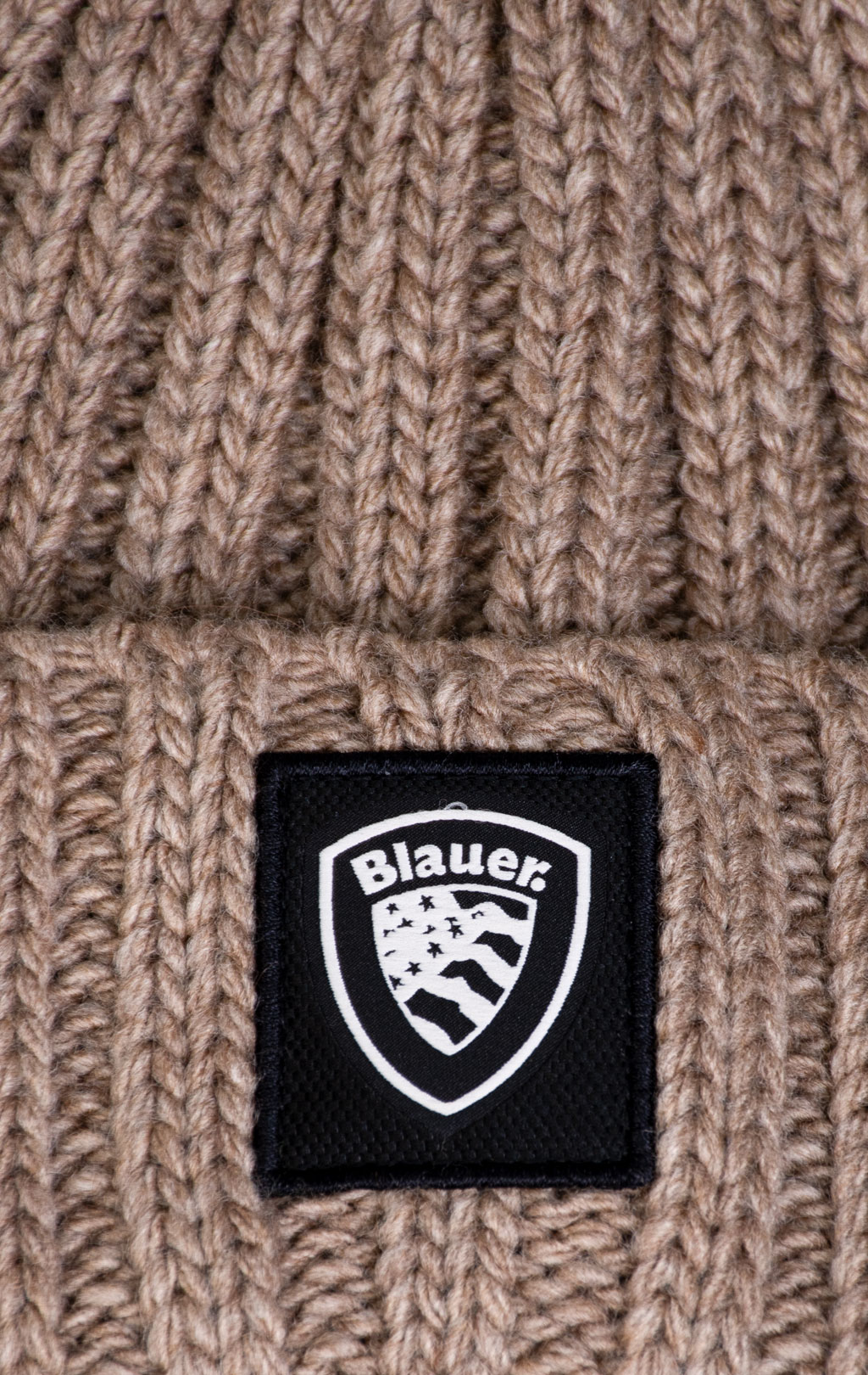 Шапка вязаная BLAUER KIBLY FW 25/26 melange cotton (A05301) 