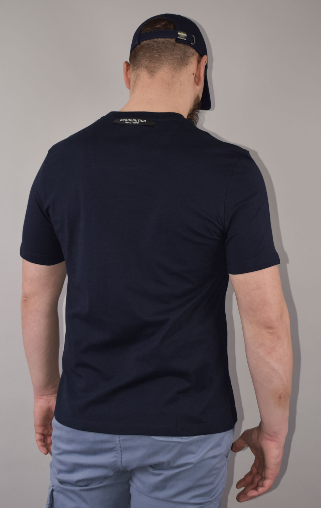 Футболка AERONAUTICA MILITARE SS 23/IT blue navy (TS 2084) 