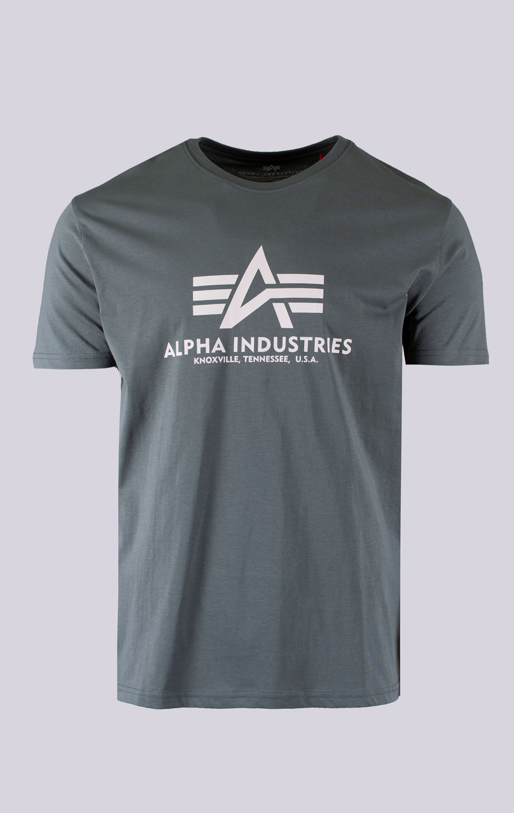 Футболка ALPHA INDUSTRIES BASIC T big size vintage green 