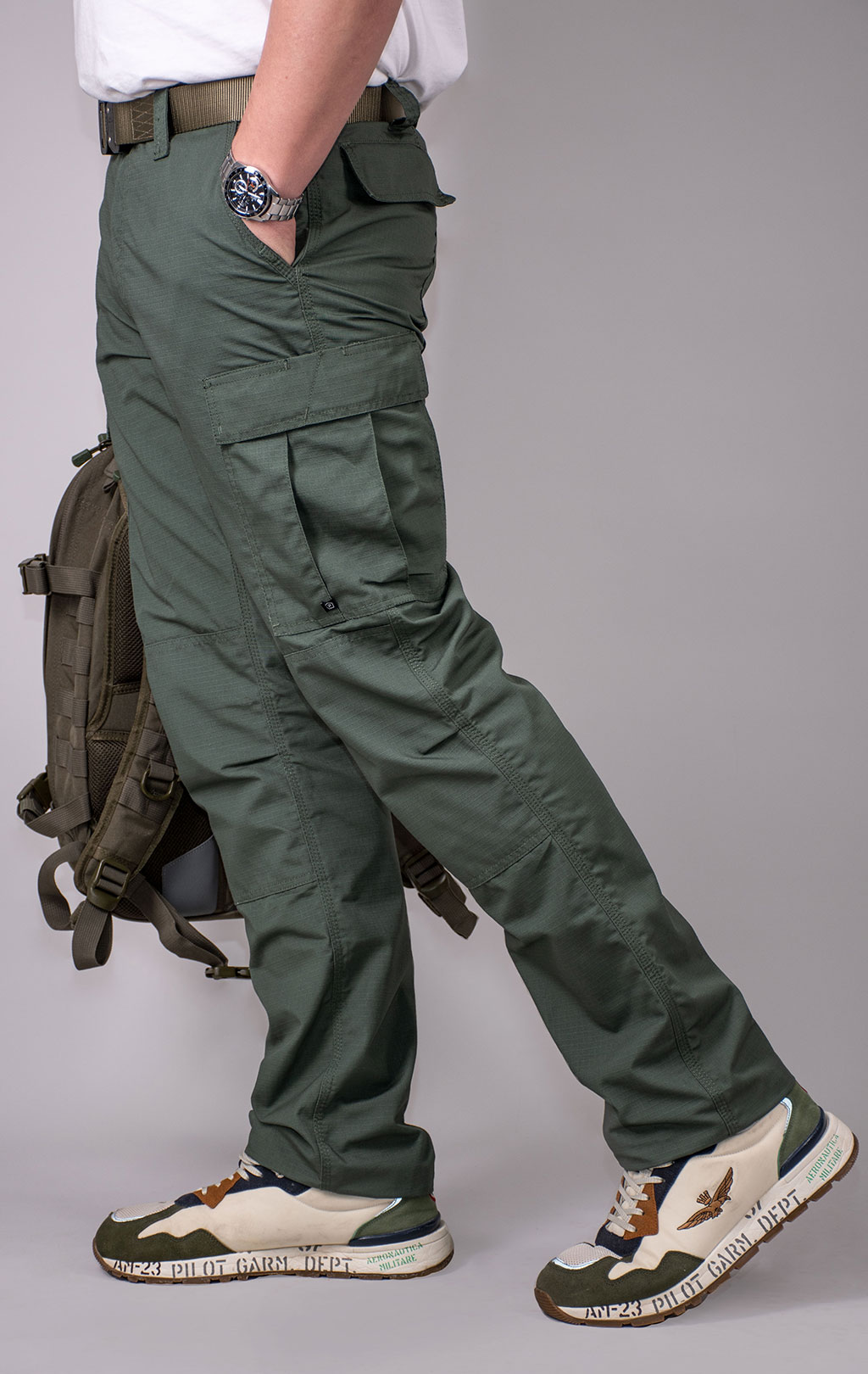 Брюки тактические Pentagon BDU 2.0 big size хлопок35%/полиэстер65% Rip-Stop green camo CG06 05001 