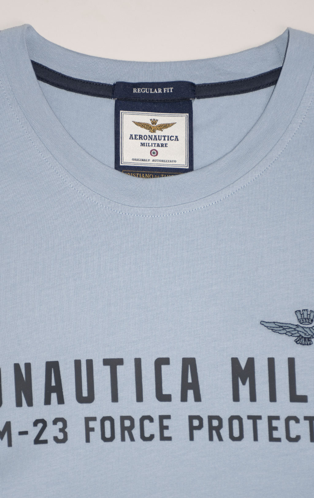 Футболка AERONAUTICA MILITARE SS 24/TR glacier blue (TS 1942) 