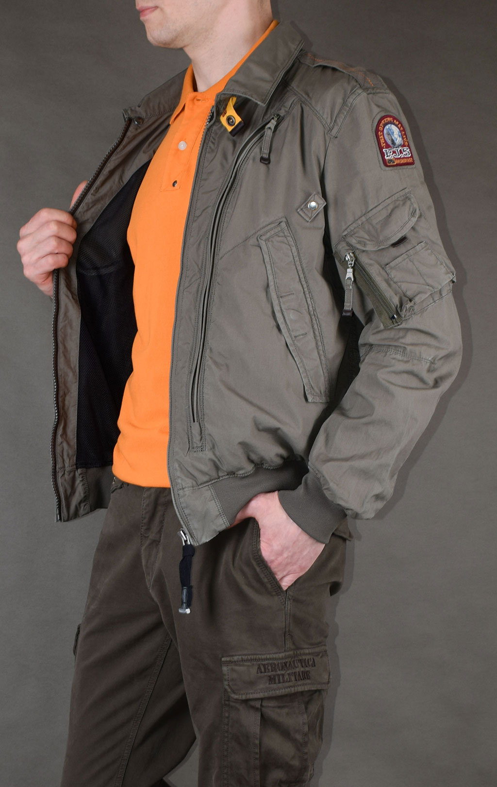 Ветровка PARAJUMPERS BRIGADIER army 