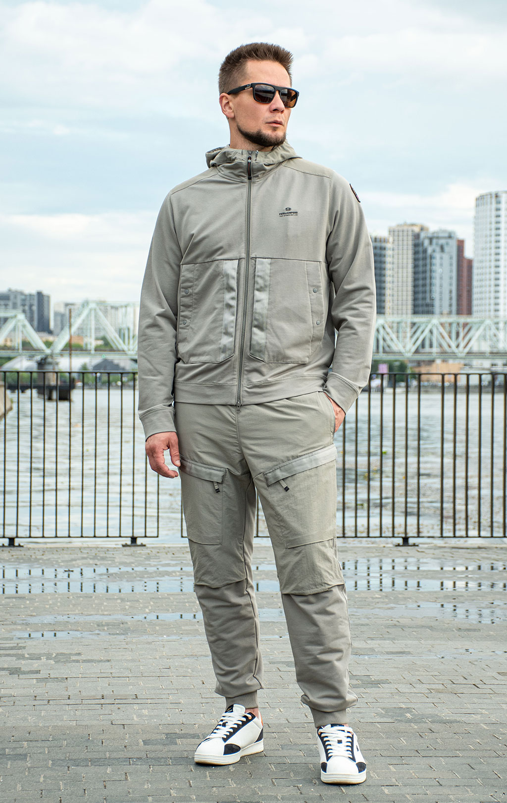 Толстовка комбинированная PARAJUMPERS TRONY SS 26 nowhere 