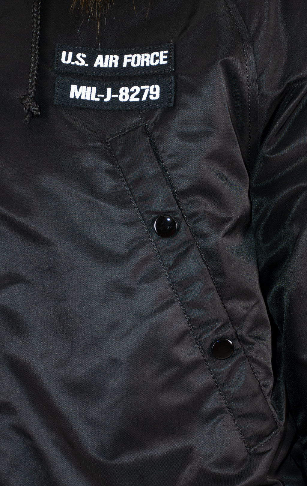Аляска ALPHA INDUSTRIES AIRBORNE N-3B black 