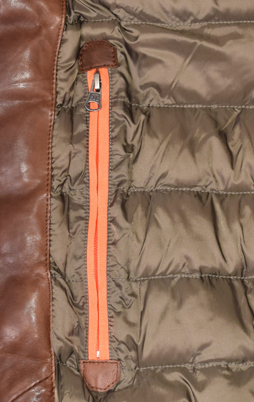 Куртка-пилот PARAJUMPERS JOSH LEATHER кожа FW 21/22 brown 