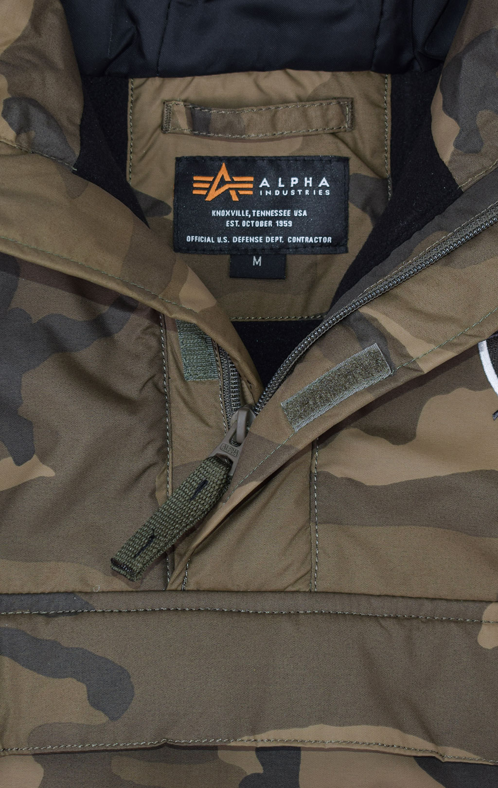 Анорак ALPHA INDUSTRIES NASA Anorak olive camo 