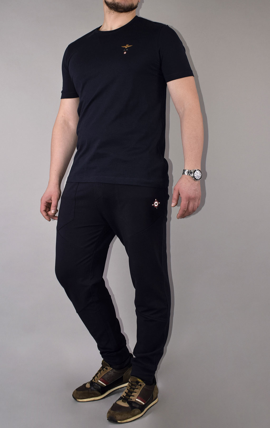 Футболка AERONAUTICA MILITARE SS 21/TR blue navy (TS 1580) 