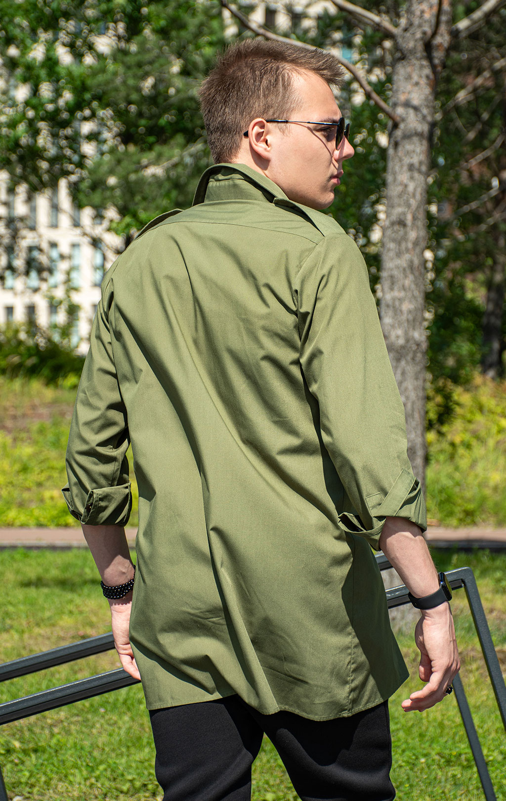 Рубашка General olive б/у Англия