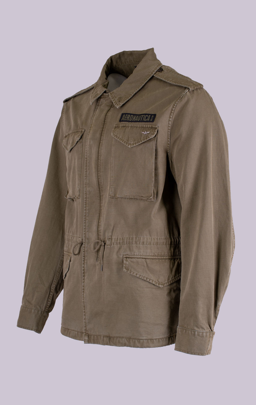 Ветровка M-65 AERONAUTICA MILITARE SS 26/IN lichen green (AB 3044) 