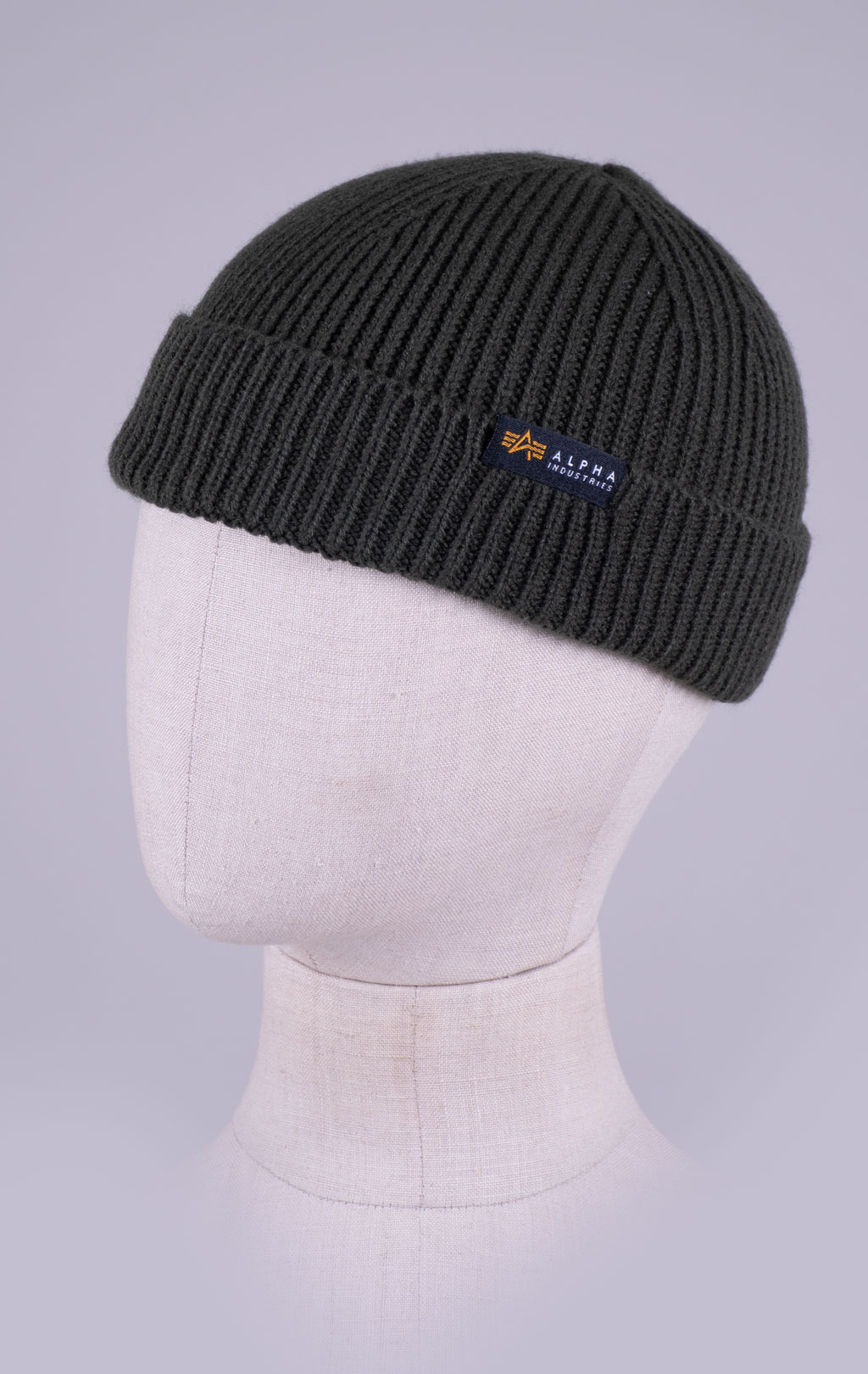 Шапка ALPHA INDUSTRIES DOCKERS BEANIE dark olive 