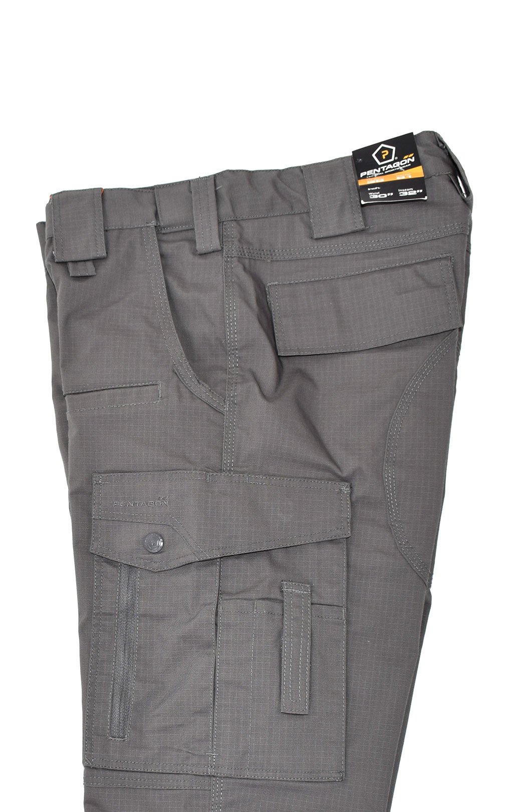 Брюки тактические Pentagon RANGER 2.0 big size хлопок35%/полиэстер65% Rip-Stop stretch grey wolf 05007 