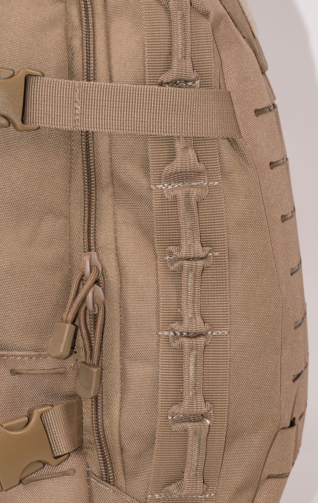 Рюкзак тактический 30L front laser cut, paracord dark brown BS-544 Китай