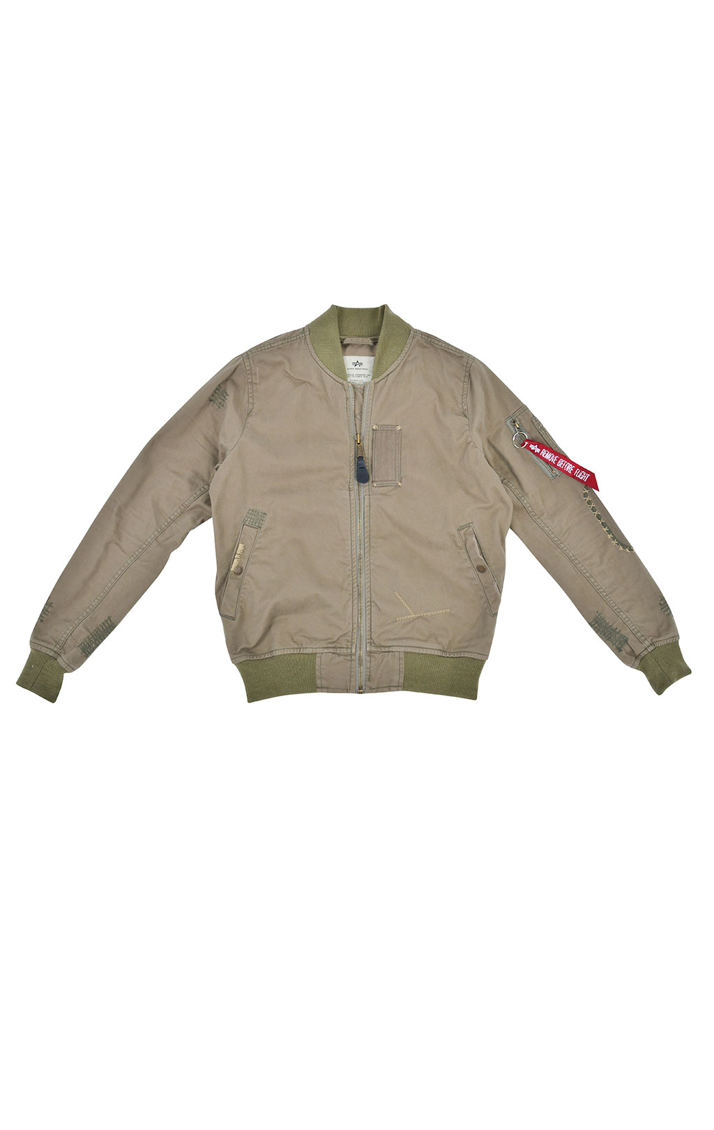 Ветровка-бомбер ALPHA INDUSTRIES GC VINTAGE TW MA-1 olive 