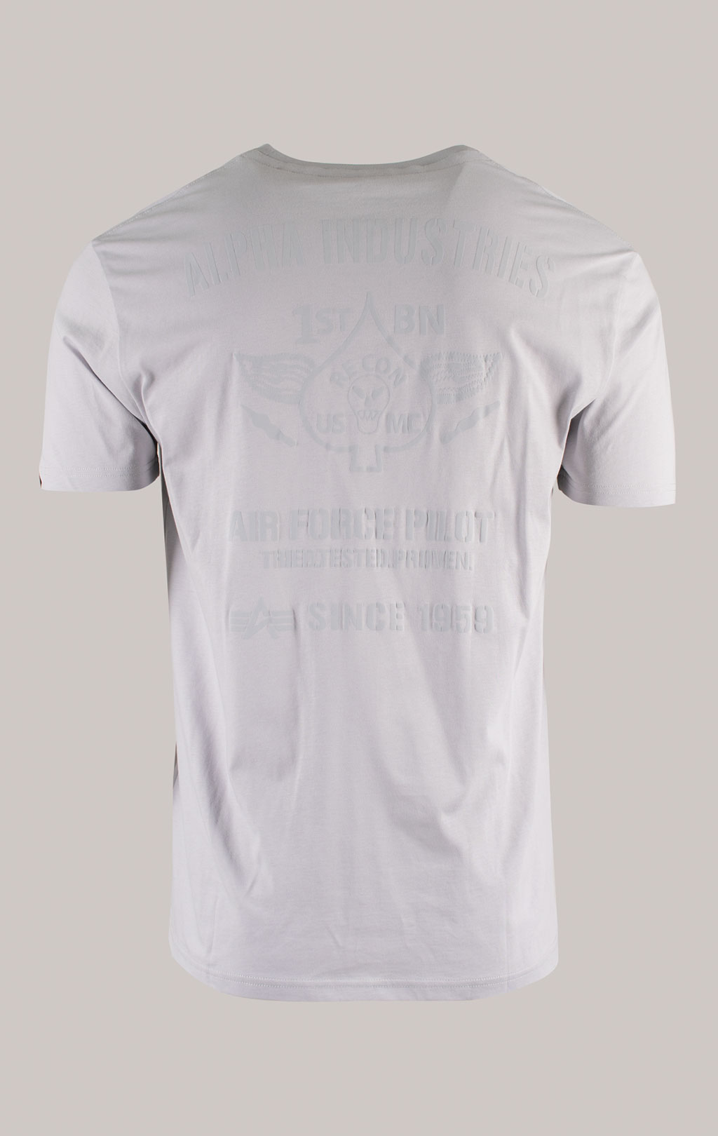 Футболка ALPHA INDUSTRIES AIR FORCE T pastel grey 