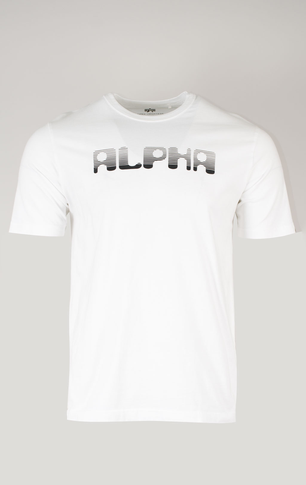 Футболка ALPHA INDUSTRIES ALPHA LOGOS TEE плотная FW 24/25 white 