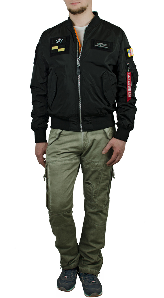 Ветровка ALPHA INDUSTRIES L-2B FLEX black Ветровка ALPHA INDUSTRIES L-2B FLEX black