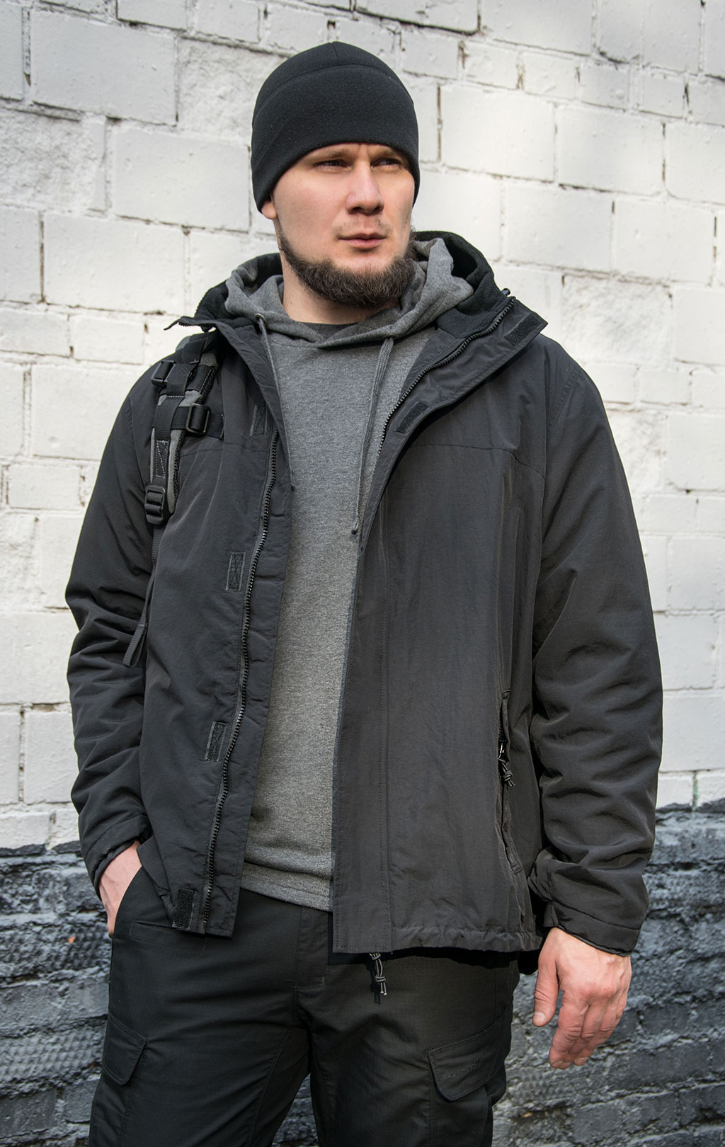 Куртка Surplus WINDBREAKER ZIPPER black 