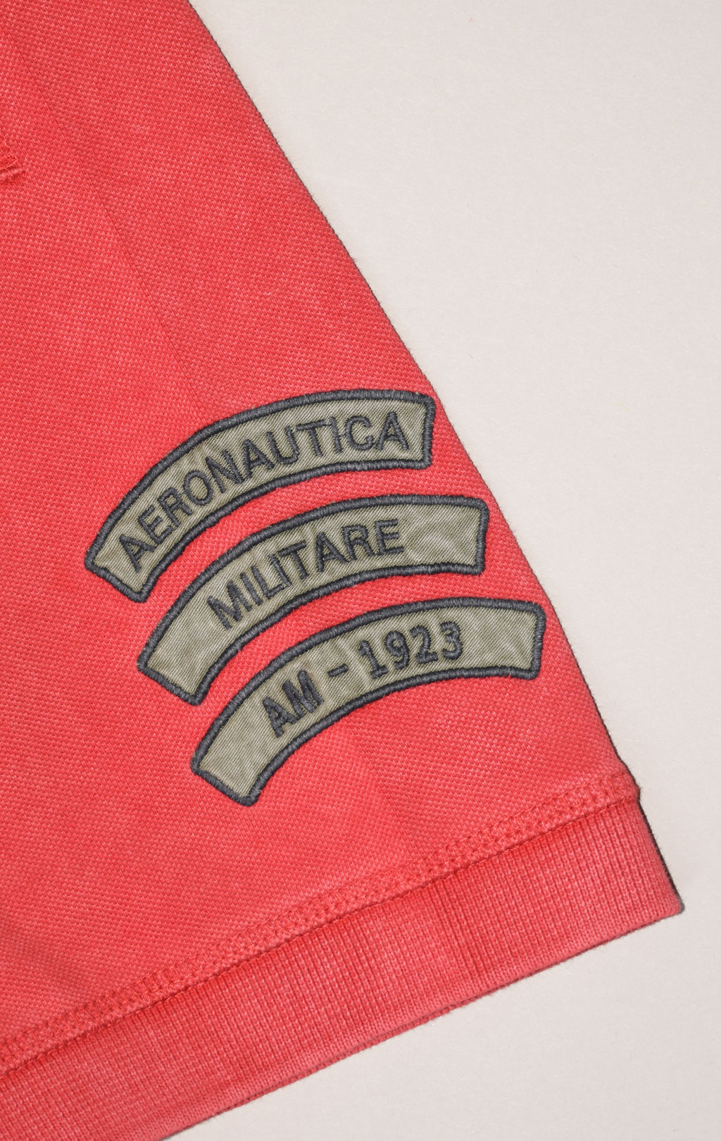 Футболка-поло AERONAUTICA MILITARE big size SS 23/TR rosso (PO 1680) 
