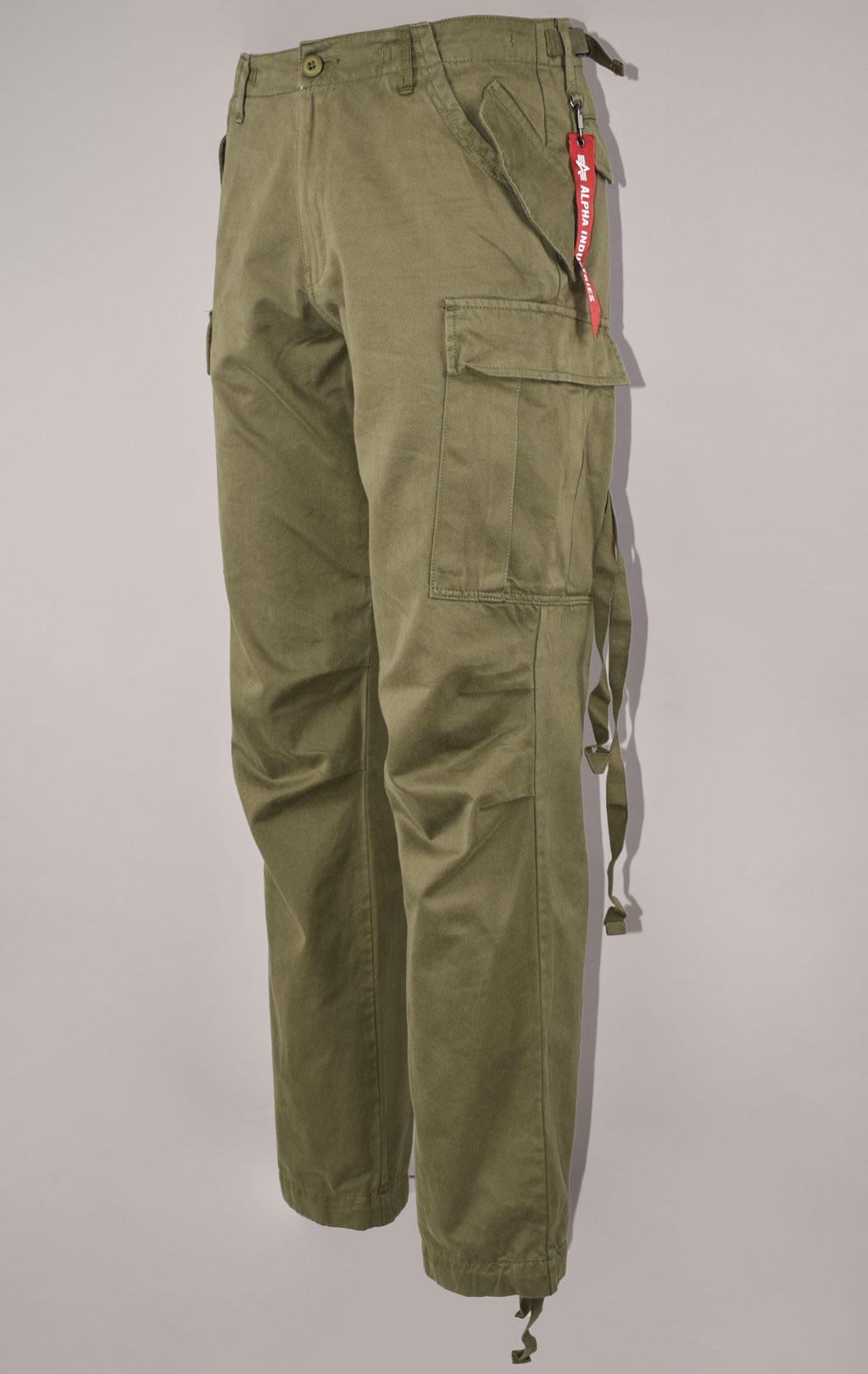 Брюки-карго парашюты ALPHA INDUSTRIES M-65 PANT dark olive 