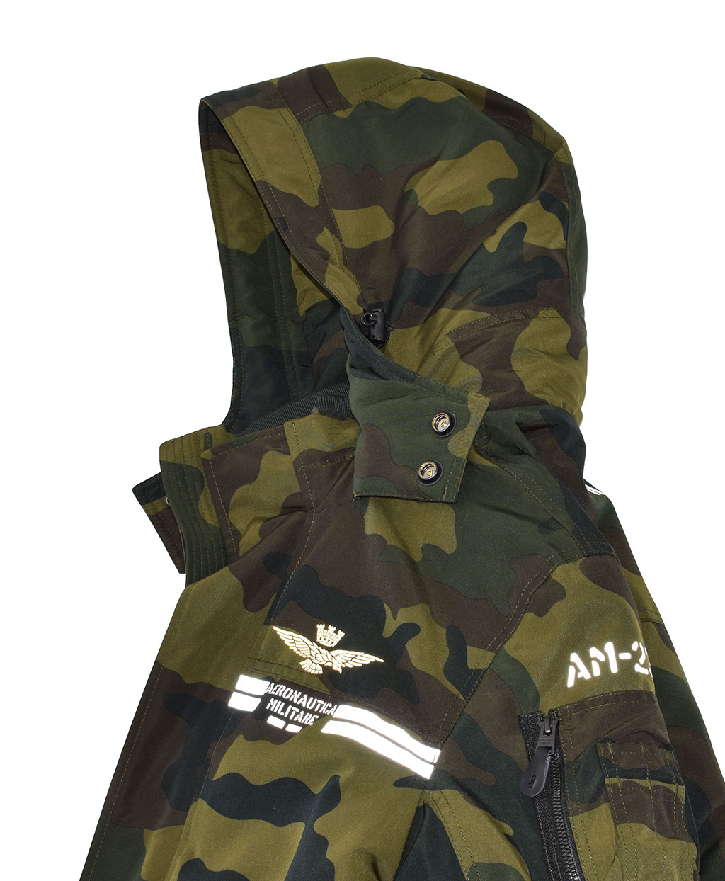 Куртка AERONAUTICA MILITARE FW 19/20 camouflage verde (AB 1798) 