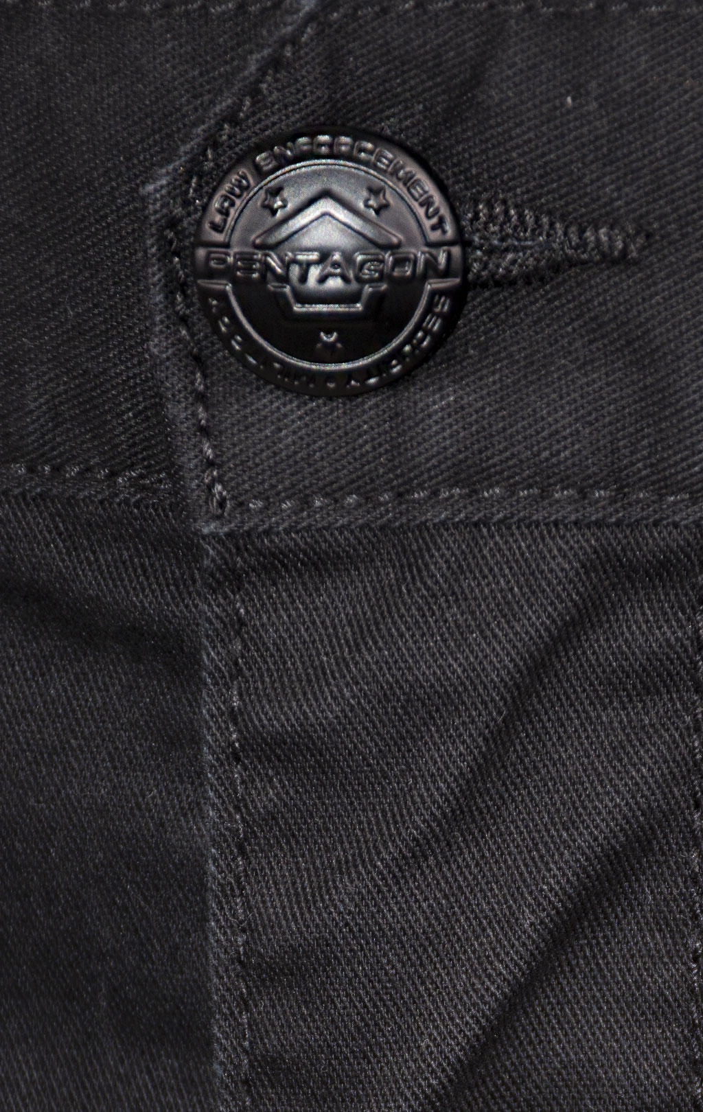 Брюки тактические Pentagon INVICTUS big size хлопок65%/полиэстр35% Twill black 05058 