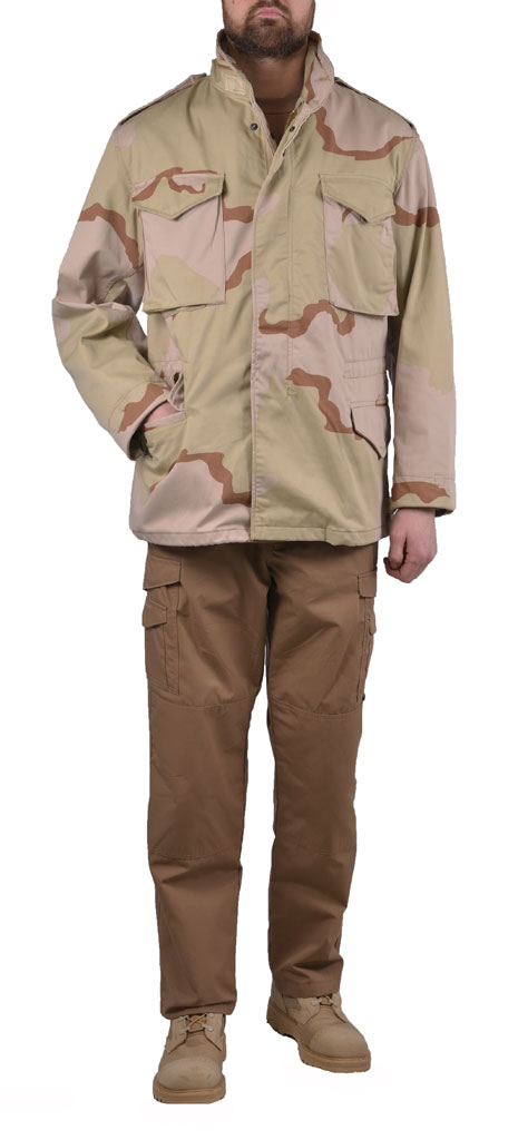 Куртка ALPHA INDUSTRIES CLASSIC M-65 desert-3 Куртка ALPHA INDUSTRIES CLASSIC M-65 desert-3