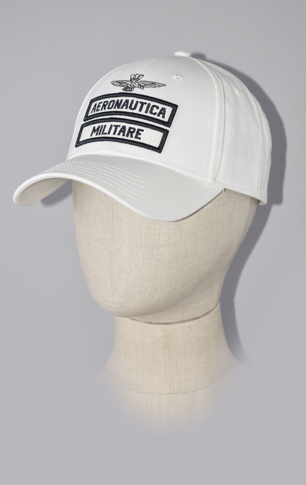 Бейсболка AERONAUTICA MILITARE SS 23/CN bianco panna (HA 1126) 